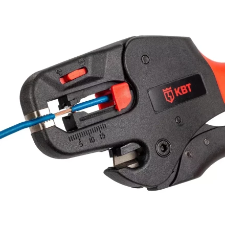 Автоматический торцевой стриппер КВТ WS-22т для снятия изоляции с проводов 0.08–10 мм (86599) купить в Когалыме