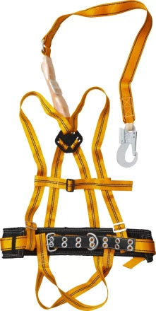 Лямочный пояс СИБИН тип ППДаА, материал стропа - лента, с наплечными и набедренными лямками 11563 купить в Когалыме