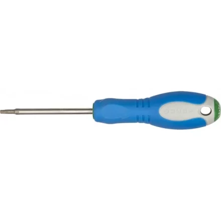 Отвертка ЗУБР, Cr-V сталь, трехкомпонентная рукоятка, цветовая индикация типа шлица, TORX №15, 75мм 25254-15-075 купить в Когалыме