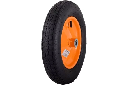 Колесо пневматическое Вихрь КТ-360-16 (360 мм, d 16мм) для тачки 65-1 73/7/4/7 купить в Когалыме