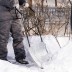 Движок для уборки снега оцинкованный, 750х420х1120 мм, усиленный, стальная рукоятка,Россия, Сибртех 61497 купить в Когалыме