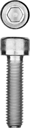 ЗУБР DIN 912, кл. пр. 8.8, М6 х 30 мм, цинк, 5 кг, винт с внутренним шестигранником, Профессионал (30318-06-030) купить в Когалыме