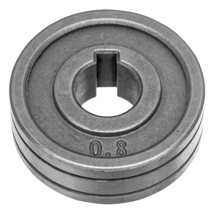 Подающий ролик, V профиль под стальную проволоку 0,8-1мм, 2 шт Denzel 93650 купить в Когалыме