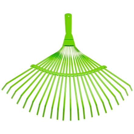 Грабли веерные стальные Palisad, 425 мм, 22 плоских зуба, эмалированные, без черенка, 617705 купить в Когалыме