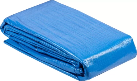 Тент-полотно ЗУБР "МАСТЕР" универсальный, из тканого полимера плотностью 75 г/м3, с люверсами, водонепроницаемый, 6мх10м 12550-06-10 купить в Когалыме