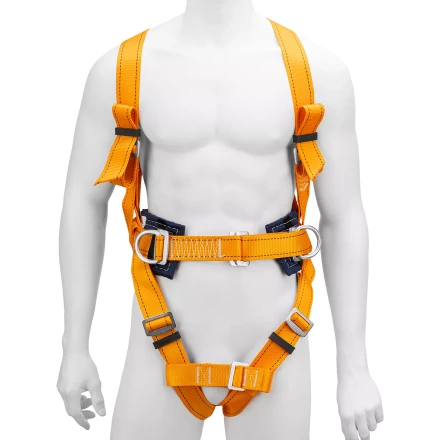 Удерживающе-страховочная привязь Сибртех 89507, модель УСП II, наплечные и набедренные лямки, высокий кушак купить в Когалыме