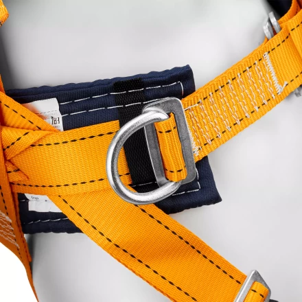 Удерживающе-страховочная привязь Сибртех 89507, модель УСП II, наплечные и набедренные лямки, высокий кушак купить в Когалыме