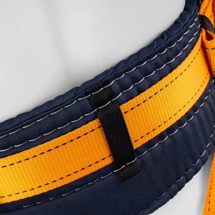 Удерживающе-страховочная привязь Сибртех 89507, модель УСП II, наплечные и набедренные лямки, высокий кушак купить в Когалыме