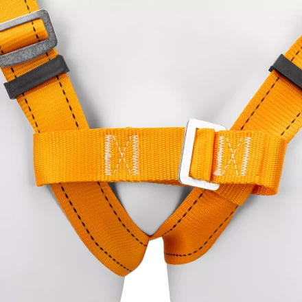 Удерживающе-страховочная привязь Сибртех 89507, модель УСП II, наплечные и набедренные лямки, высокий кушак купить в Когалыме