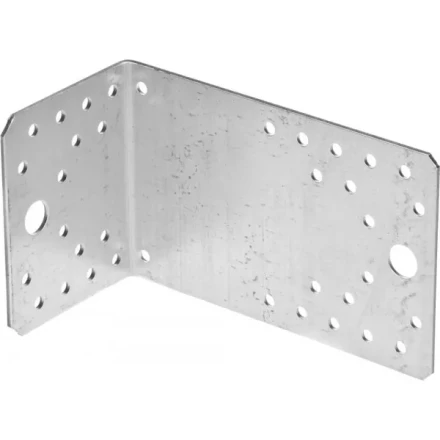 Крепежный уголок ЗУБР "МАСТЕР" асимметричный, 90х70х140мм, 20шт 310155-90 купить в Когалыме