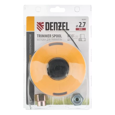 Катушка триммер. полуавтомат, гайка М10,М10,М8, лев.,шаг 1,0 1,25мм Denzel 96391 купить в Когалыме