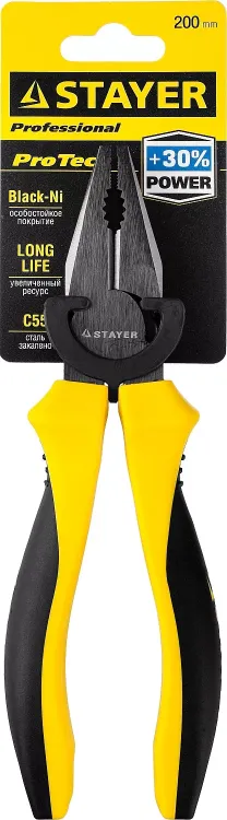 Плоскогубцы комбинированные STAYER "PROTech", эксцентриковое расположение шарнира, 200мм 22027-1-20_z02 купить в Когалыме