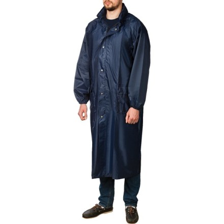 Плащ-дождевик STAYER 11612-52, нейлоновый на молнии, синий цвет, размер 52-54 11612-52 купить в Когалыме
