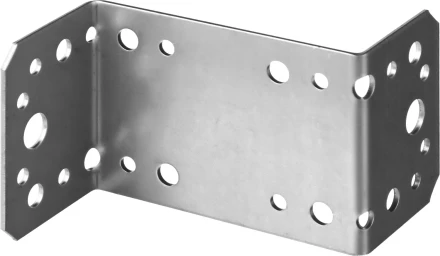 Крепежный угол ЗУБР "МАСТЕР" Z-образный, 65х90х45мм, 50шт 310145-090 купить в Когалыме