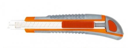 Нож пластиковый  9 мм обрезиненный корпус  Кратон 2 13 03 009 купить в Когалыме