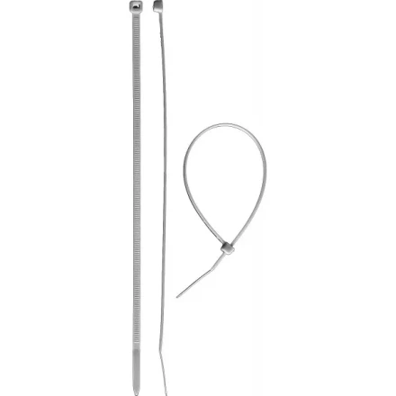 Хомуты ЗУБР нейлоновые белые 4,5x200мм, 100шт 309010-45-200 купить в Когалыме