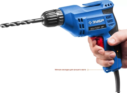 Дрель реверсивная ЗД-П421 ЭР серия ПРОФЕССИОНАЛ купить в Когалыме