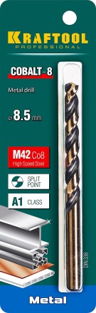 Сверла по металлу HSS-Co 29656-8.5 купить в Когалыме
