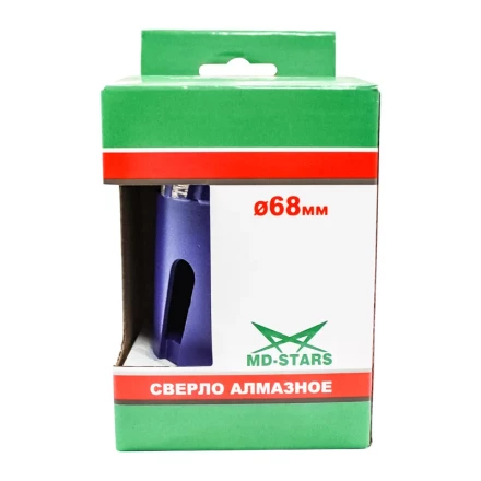 Сверло алмазное турбо с переходником SDS+ 68*10*M16 #4 купить в Когалыме