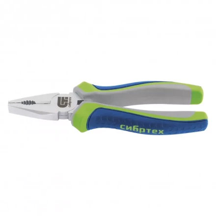Плоскогубцы комбинированные Сибртех 180 мм трехкомпонентные рукоятки 17078 купить в Когалыме