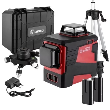 Уровень лазерный DKLL12PR3 DEKO, 065-0164, со штативом купить в Когалыме