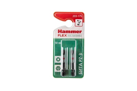Бита HAMMER PZ3 50мм (2шт) купить в Когалыме