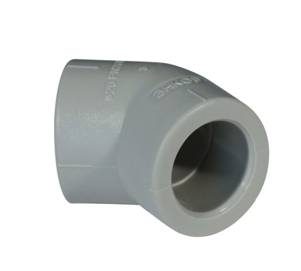 Уголок PP-R 45° 32мм серый (50/350) 44152 купить в Когалыме