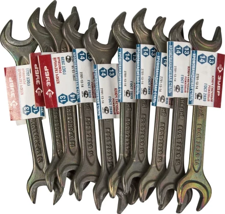 Ключ рожковый ЗУБР, серия "Т-80", оцинкованный, 13х14мм 2701-13-14 купить в Когалыме