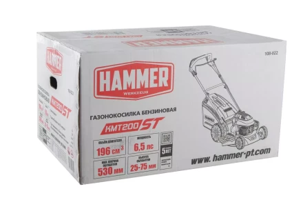 Газонокосилка бензиновая самоходная HAMMER KMT200ST купить в Когалыме
