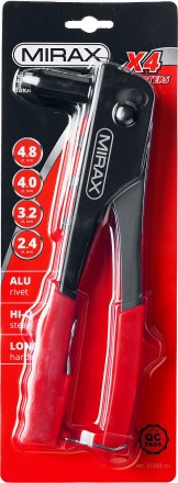 Заклепочник, MIRAX 31033, для алюминиевых заклепок d=2,4 / 3,2 / 4,0 / 4,8 мм, длина 225мм 31033_z01 купить в Когалыме
