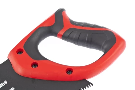 Ножовка по дереву"BLACK SERIES",550 мм,7-8 TPI,зуб-3D,каленный зуб,тефлоновое покрытие полотна MTX 235799 купить в Когалыме