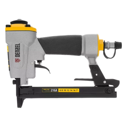 Степлер пневматический Denzel  PS8016 для прямоугольных скоб 21GA от 6 до 16 мм 57400 купить в Когалыме