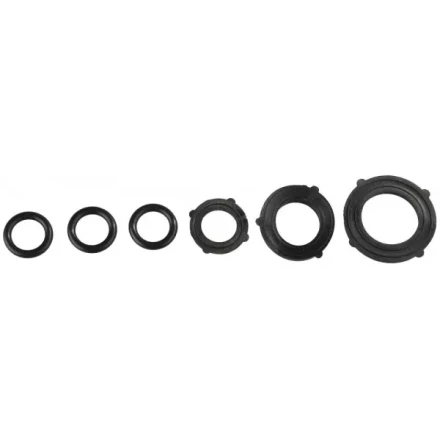 Набор резиновых прокладок GRINDA из ударопрочной пластмассы: Для переходников 3 шт, для адаптеров 3 шт(1/2",3/4",1") 8-426387_z01 купить в Когалыме