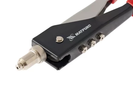 Заклепочник, 250 мм, переставной 0-90 градусов, заклепки 2,4-3,2-4,0-4,8 мм MATRIX 40527 купить в Когалыме