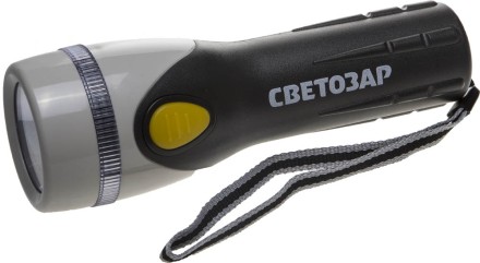 Фонарь СВЕТОЗАР &quot;UPITER&quot; ручной с пластмассовым корпусом и ремешком, ксеноновая лампа, 2xD SV-56375 купить в Когалыме