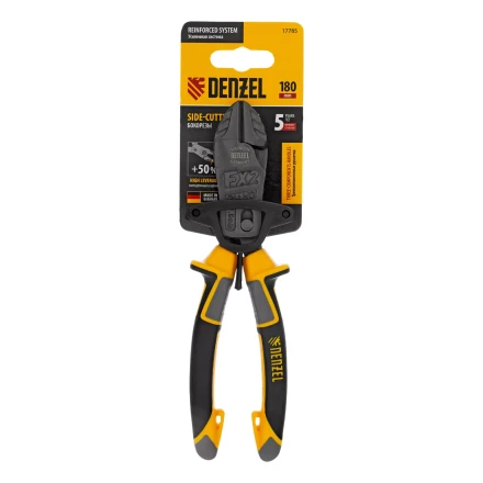 Бокорезы 180 мм Denzel 17785, усиленные, трехкомпонентные рукоятки купить в Когалыме