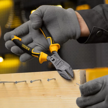 Бокорезы 180 мм Denzel 17785, усиленные, трехкомпонентные рукоятки купить в Когалыме