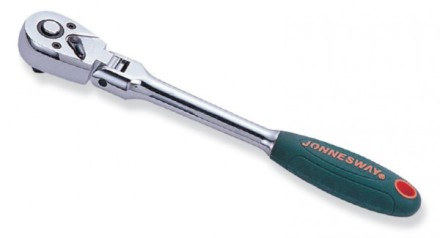 Трещотка с шарниром 36 зубцов 3/8&quot;DR 238мм R4103 Jonnesway 48437 купить в Когалыме