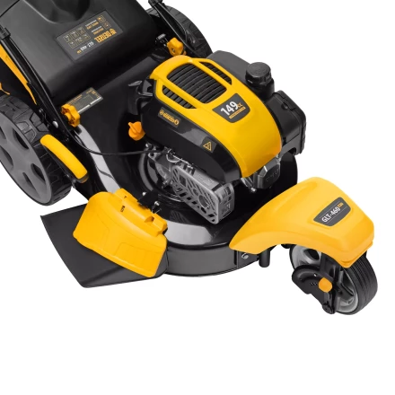 Бензиновая газонокосилка Denzel GLT-460SP-T, Trike 149 см3, 46 см, привод, панель, 60л (58810) купить в Когалыме