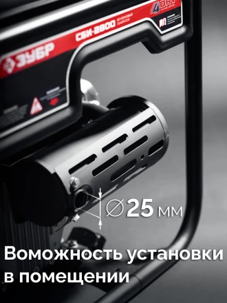 ЗУБР 2800 Вт, инверторный генератор (СБИ-2800) купить в Когалыме