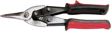 Ножницы по металлу, 250 мм, пряморежущие, для тонкого металла, обрезиненные  рукоятки MATRIX 78330 купить в Когалыме