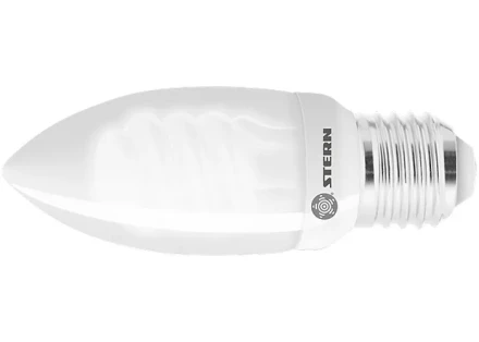 Лампа компактная люминесцентная свечка 9W 2700K E27 8000ч Stern 90962 купить в Когалыме