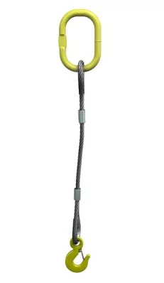 Строп канатный одноветвевой 1СК 0.75 т L=7 м с кч din 0.75 т опрессовка купить в Когалыме