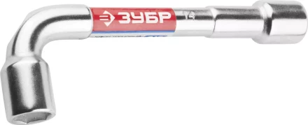 Ключ торцовый ЗУБР "МАСТЕР" двухсторонний L-образный, проходной, 14мм 27185-14 купить в Когалыме