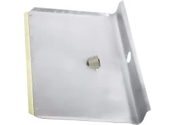 Лопата тротуарная 500х400 1,5 мм без черенка оцинкованная металлическая окантовка СИБРТЕХ 61598