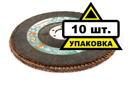 Круг Лепестковый Торцевой (КЛТ) HAMMER КЛТ 1 Ф150х22 Р60 213-011 купить в Когалыме