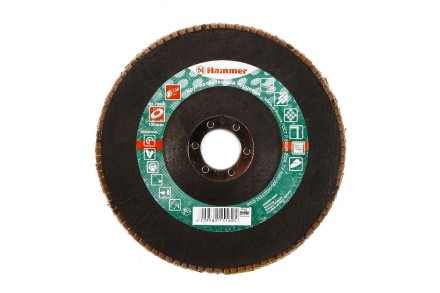Круг Лепестковый Торцевой (КЛТ) HAMMER КЛТ 1 Ф150х22 Р60 213-011 купить в Когалыме