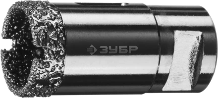 Алмазная коронка ЗУБР "ПРОФЕССИОНАЛ" универсальная для УШМ, сухое сверление, алмазы на вакуумной пайке,  посадка М14, d=29мм 29865-29 купить в Когалыме