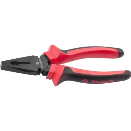 Плоскогубцы ЗУБР "МАСТЕР" комбинированные, маслобензостойкая рукоятка, покрытие оксидированное с полировкой, 180мм 22015-1-18_z01 купить в Когалыме