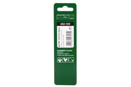 Сверло по металлу HAMMER Ф3х61мм (DR MT 3,0мм*61/33мм 2шт.) купить в Когалыме